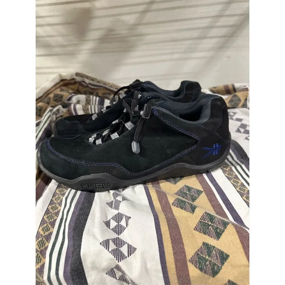 KURU Women's Chicane Black Suede Hiking Shoes Size 9.5 Trail Outdoor